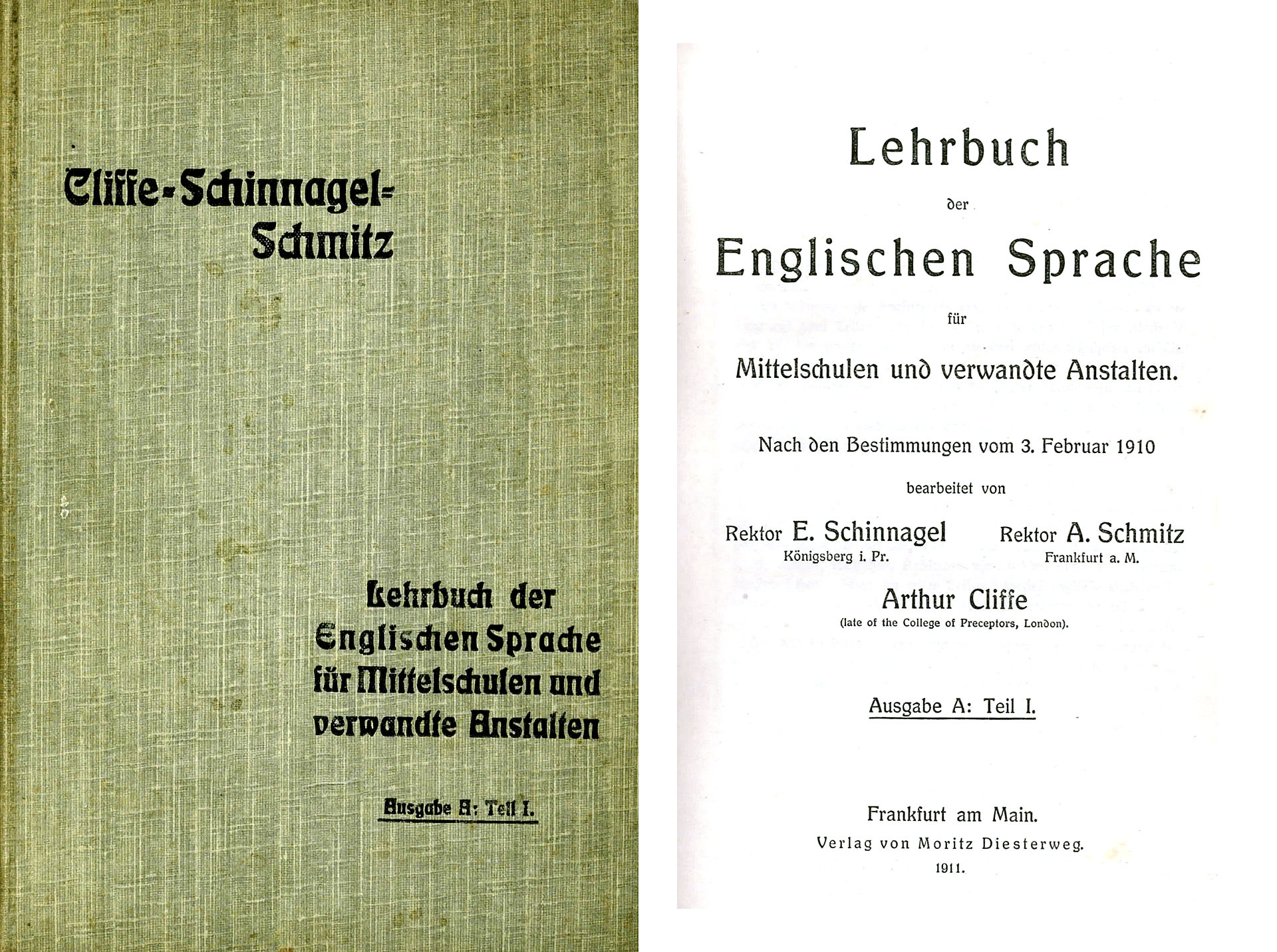 Lehrbuch der Englischen Sprache - Schinnagel, E. / Schmitz, A.